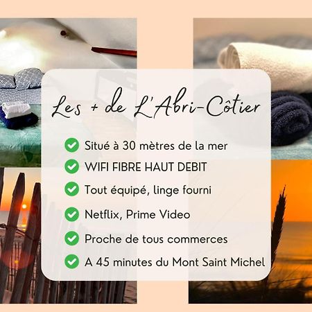 L'Abri-Cotier A 30 Metres De La Mer Annoville ภายนอก รูปภาพ